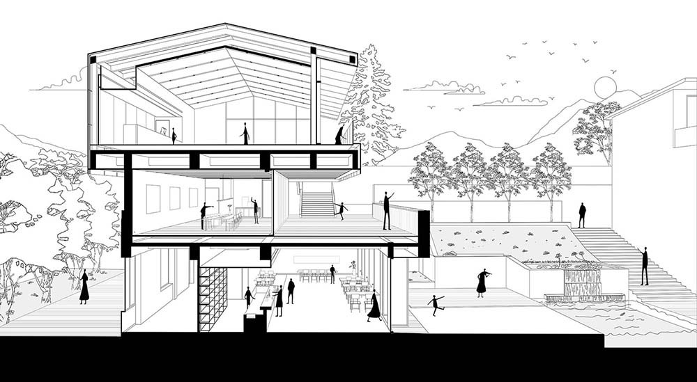 建筑剖透视表现__财经头条