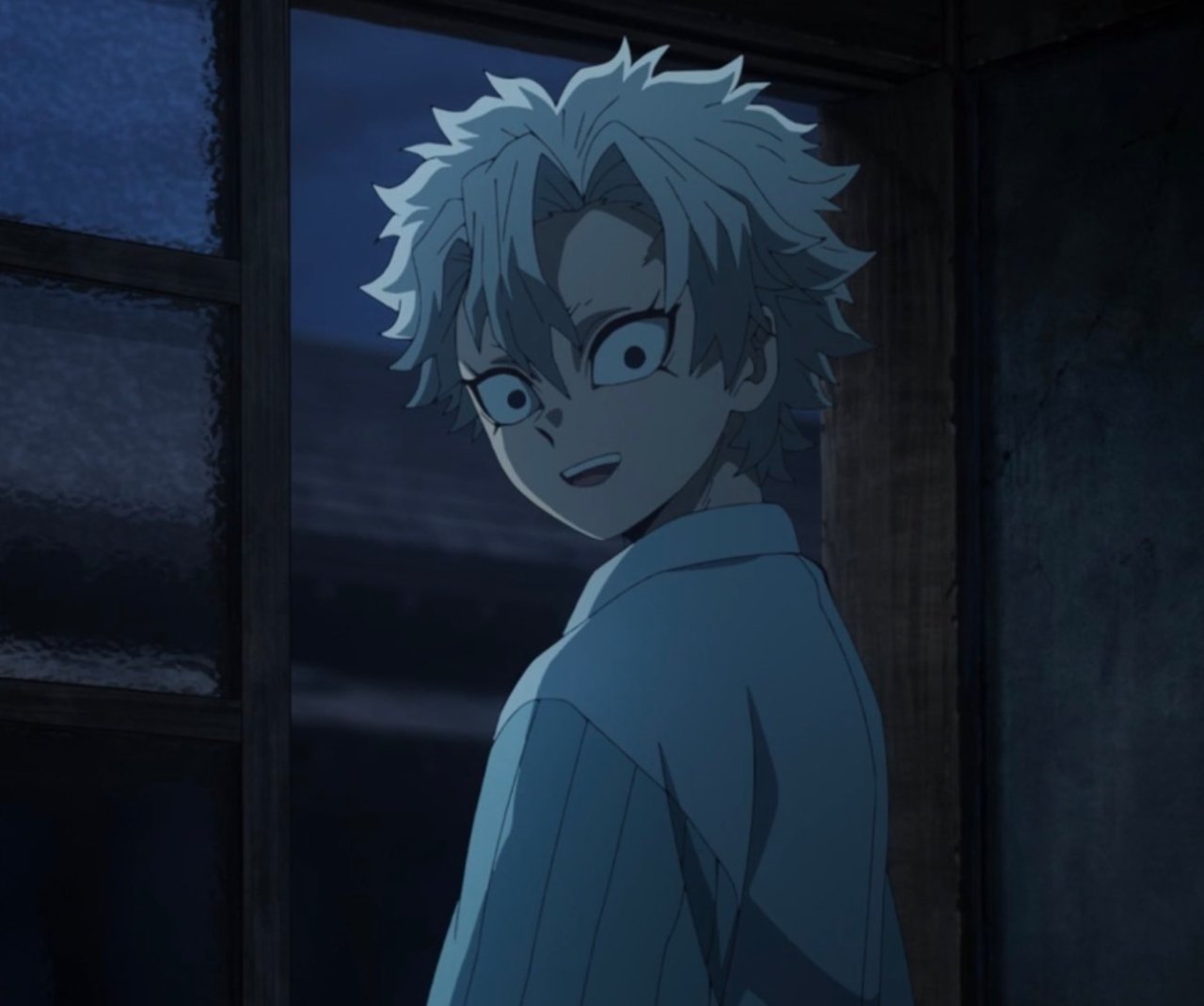 风柱的笑容小时候vs长大后