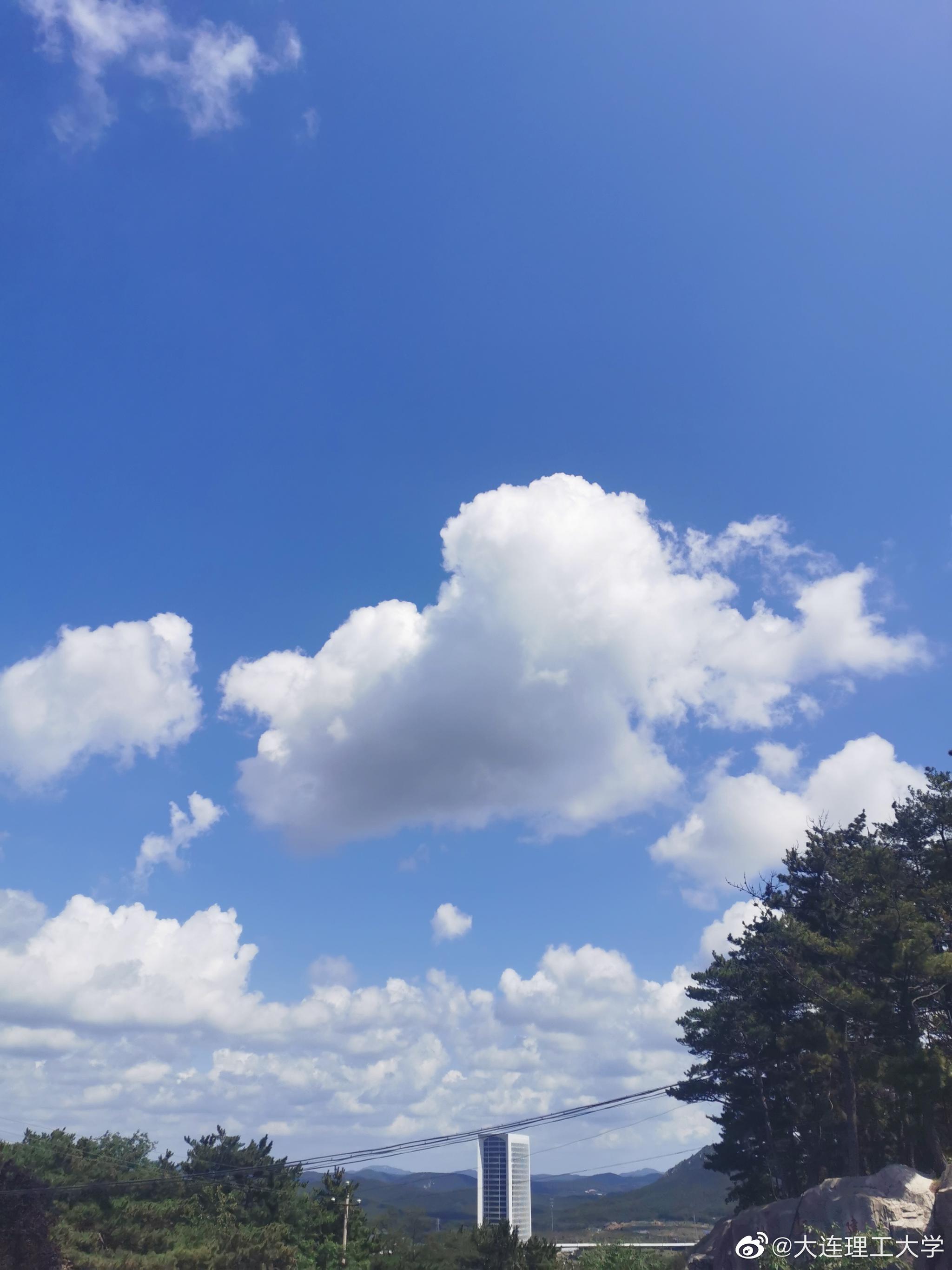 蓝天白云最美图片