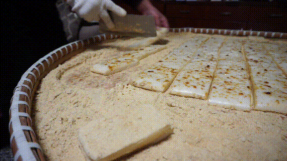 诸暨村民的打麻糍"神器",1人5小时能做100斤!