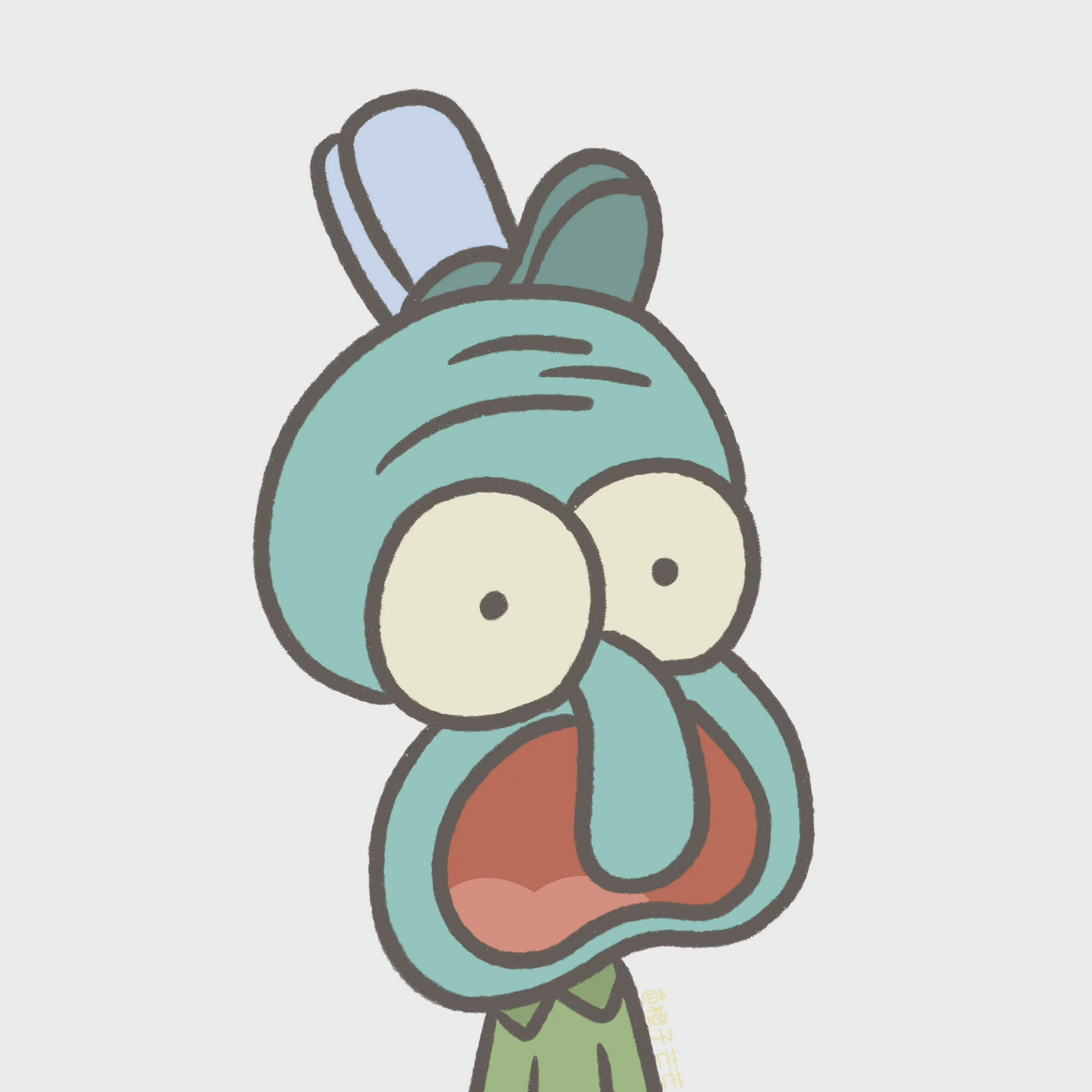 豆豆眼海绵宝宝头像 20