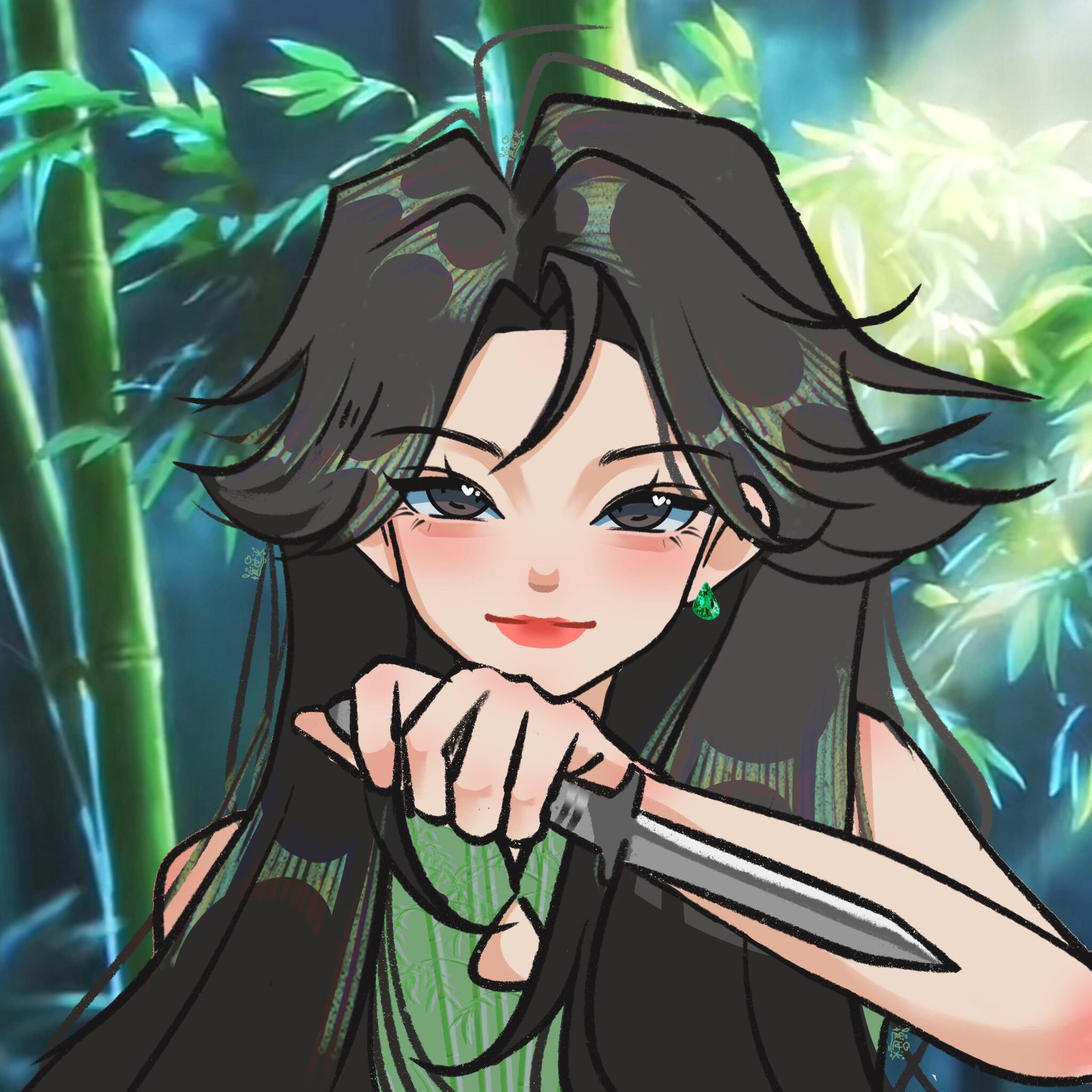 迪士尼公主手绘头像