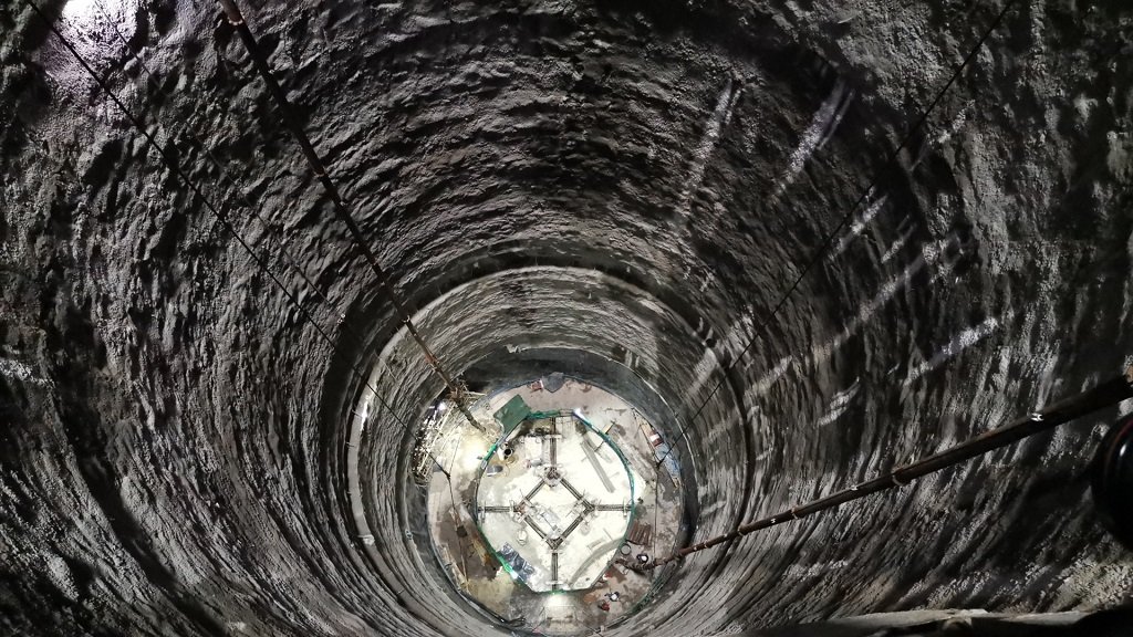 in视频丨记者探秘马峦山隧道通风竖井 地下193米深井首次披露