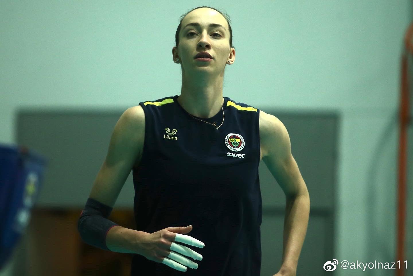 昨日份土耳其费内巴切女排俱乐部训练照