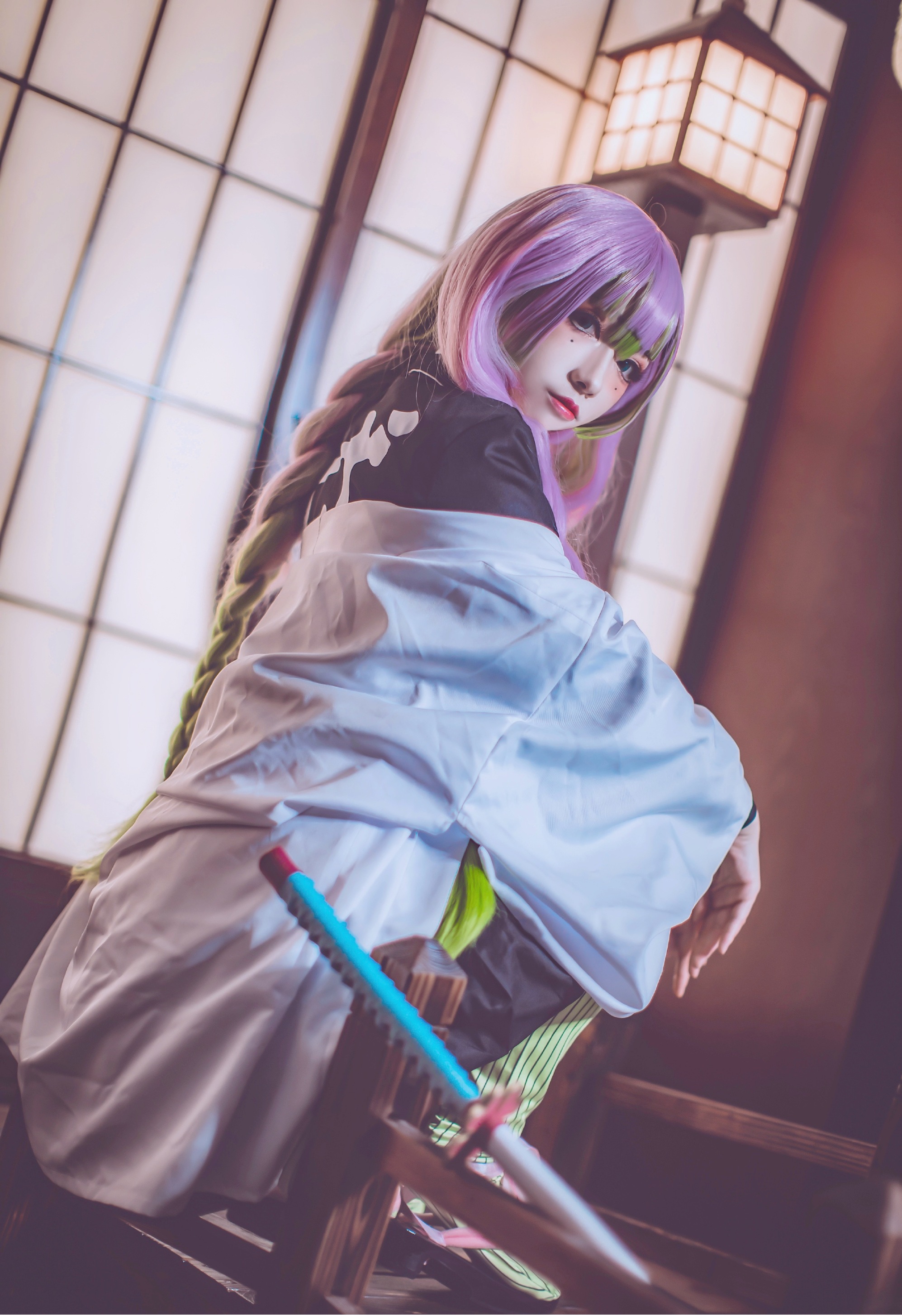 鬼灭之刃cos好大的恋柱啊