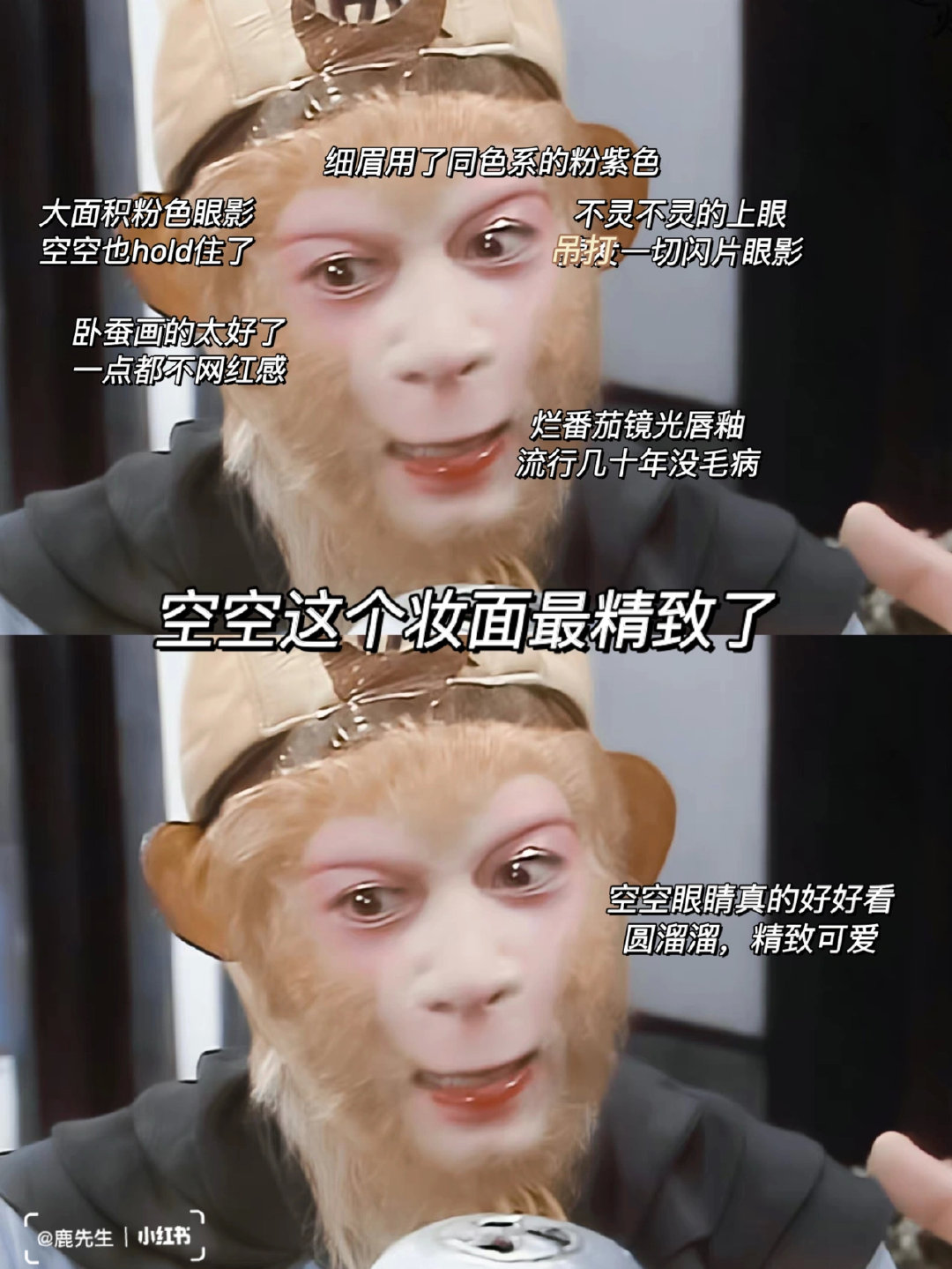 我悟了孙悟空才是纯欲妆容鼻祖cr鹿先生