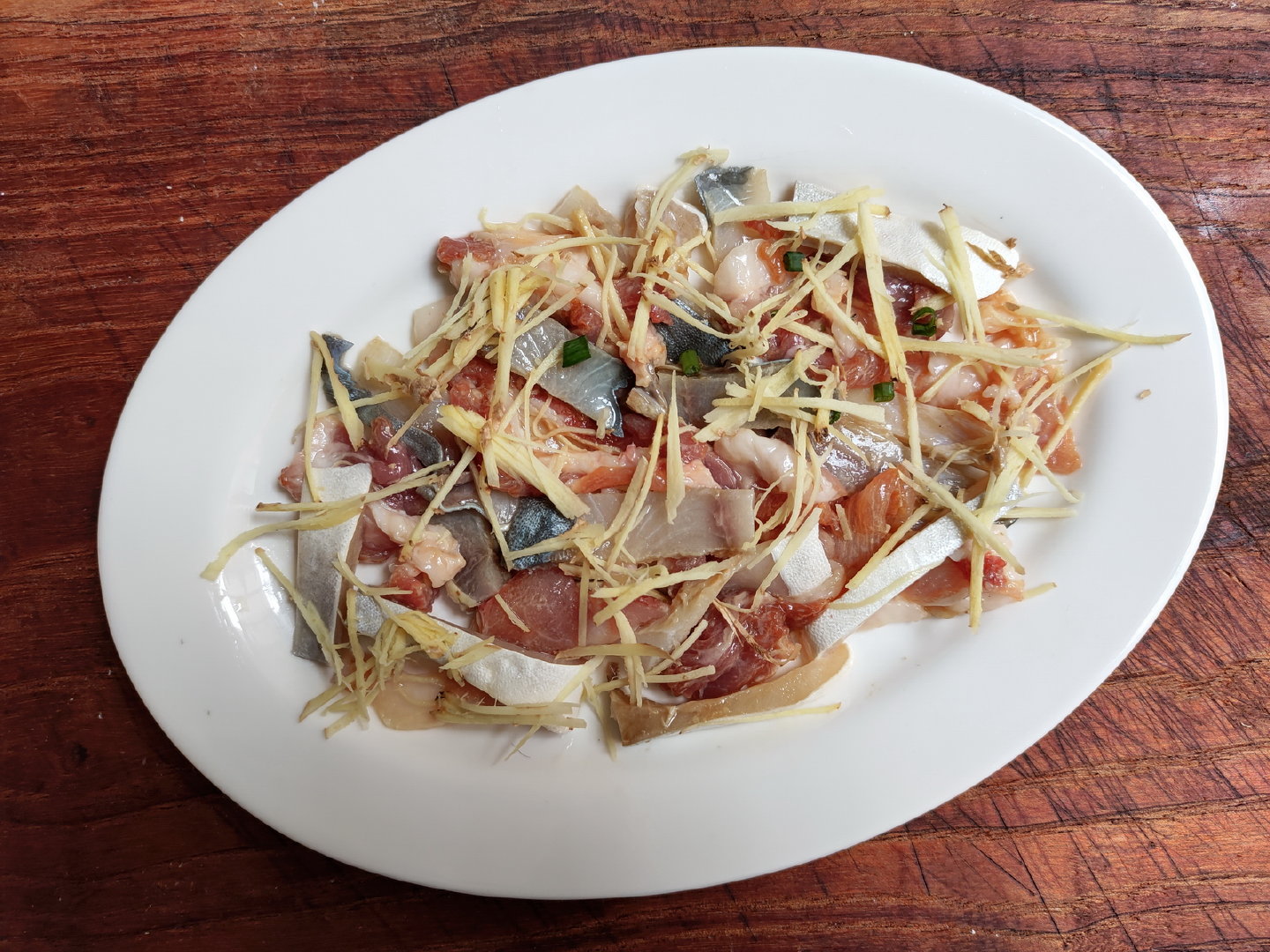 咸鱼蒸花腩,少许糖很重要,多多姜丝好味|五花肉_新浪新闻