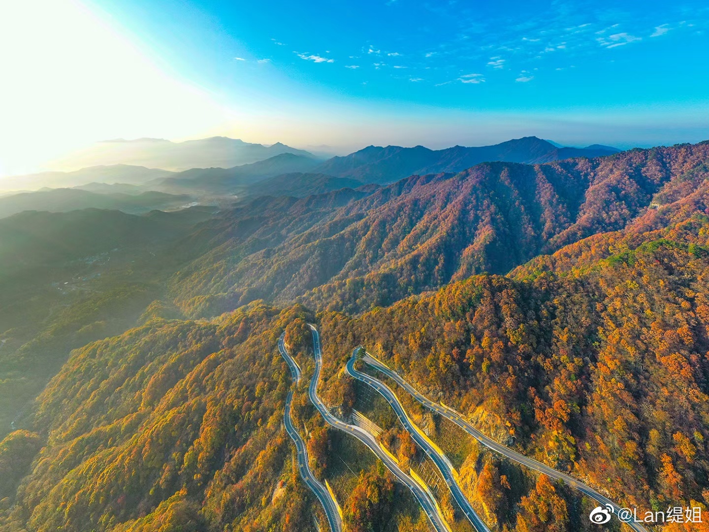 大家关心的金寨马丁公路沿线马鬃岭风景区2021秋色美图来了_高清图集