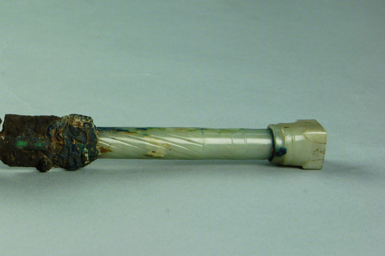铁器时代开端的象征:玉柄铜芯铁剑|铁器|铁制品|河南博物院