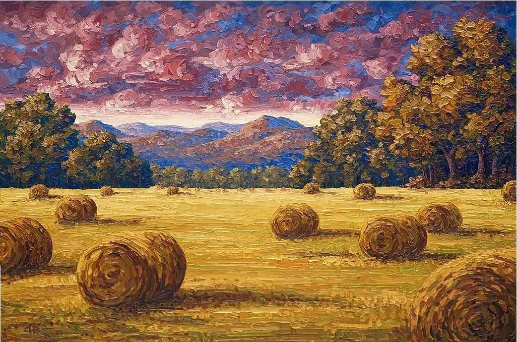 唯美壮丽的印象派油画风景美极了