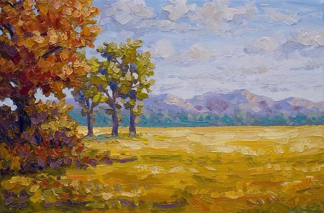 唯美壮丽的印象派油画风景美极了