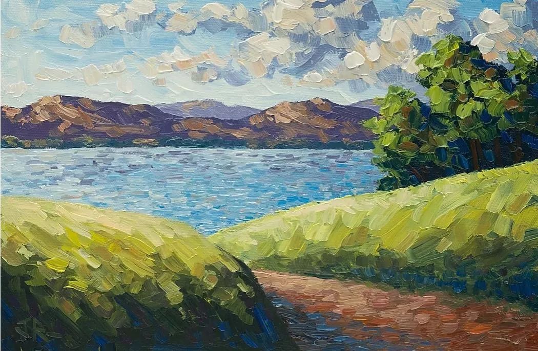 唯美壮丽的印象派油画风景美极了