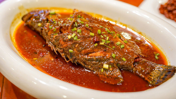 强推这里的红烧鱼,年糕大闸蟹和歌山辣子鸡.