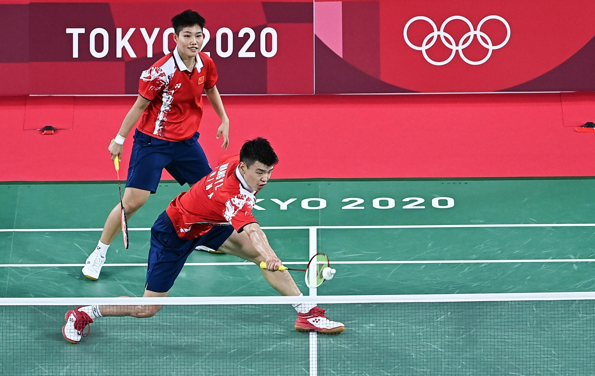 (东京奥运会)羽毛球——混双小组赛:王懿律/黄东萍获胜