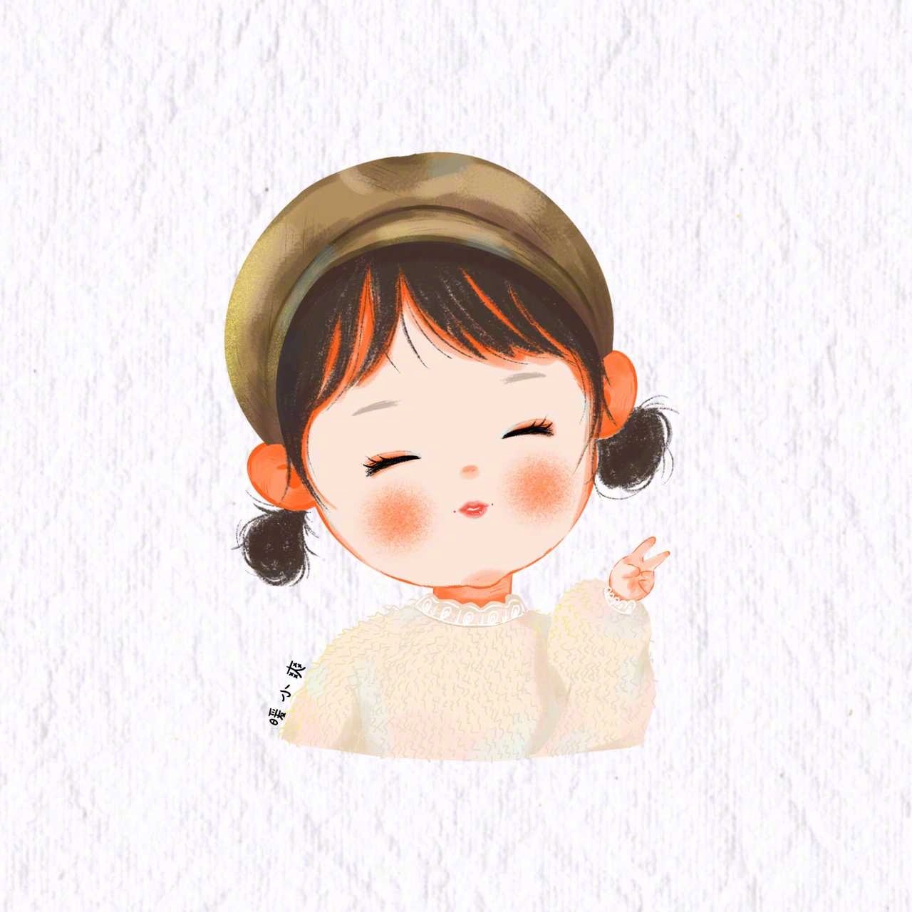 ✨心中有爱,眼中有光✨超可爱的头像插画:暖小爽