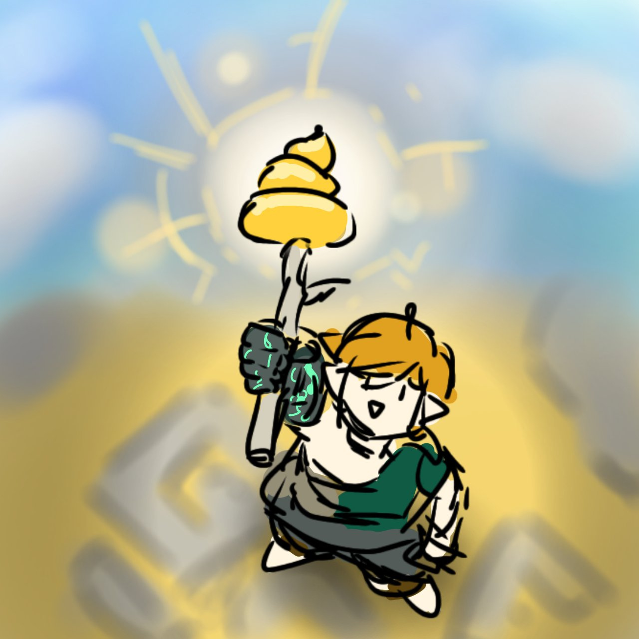 一些网友们创作的塞尔达传说王国之泪的梗图