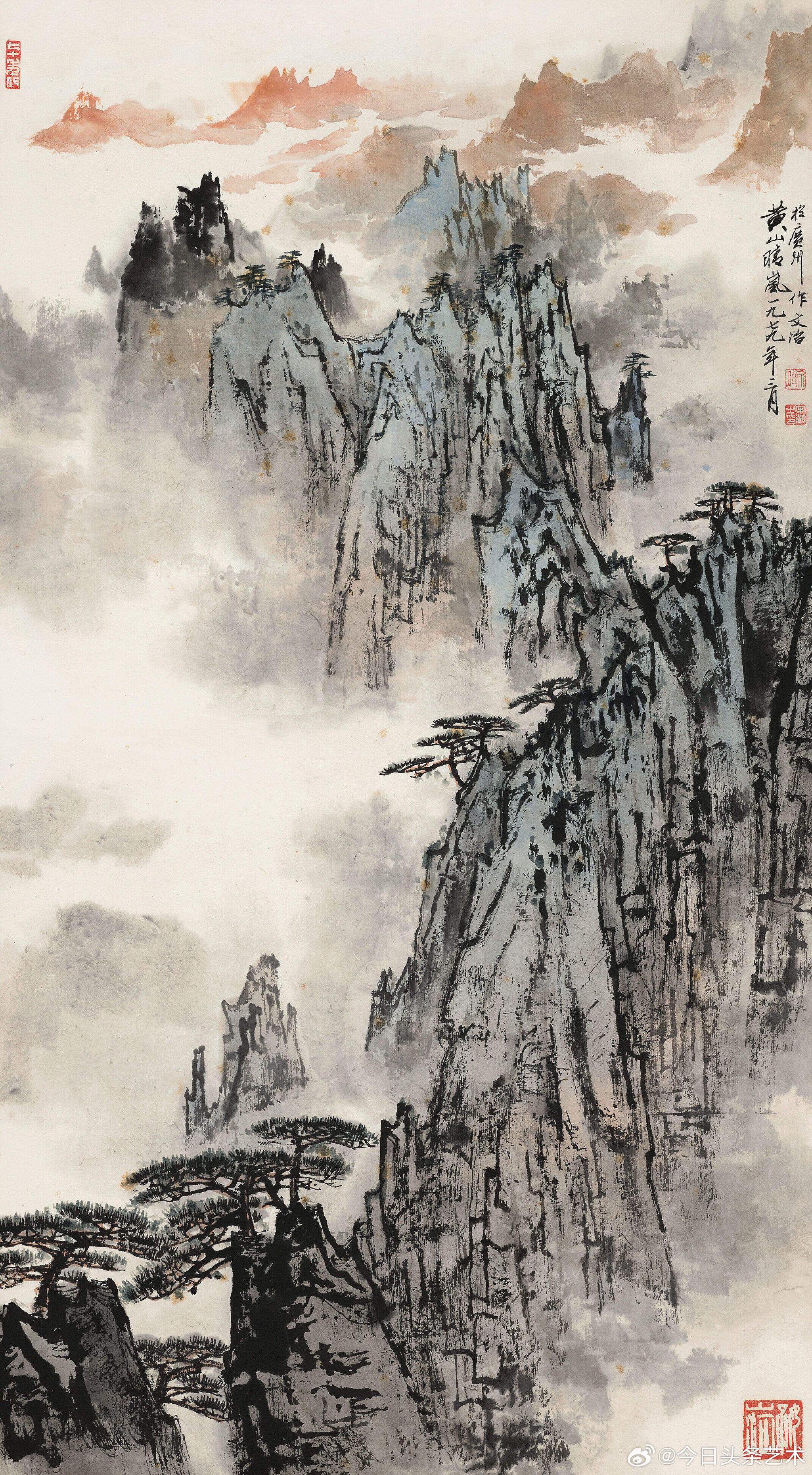 画家宋文治笔下的黄山美景_高清图集_新浪网