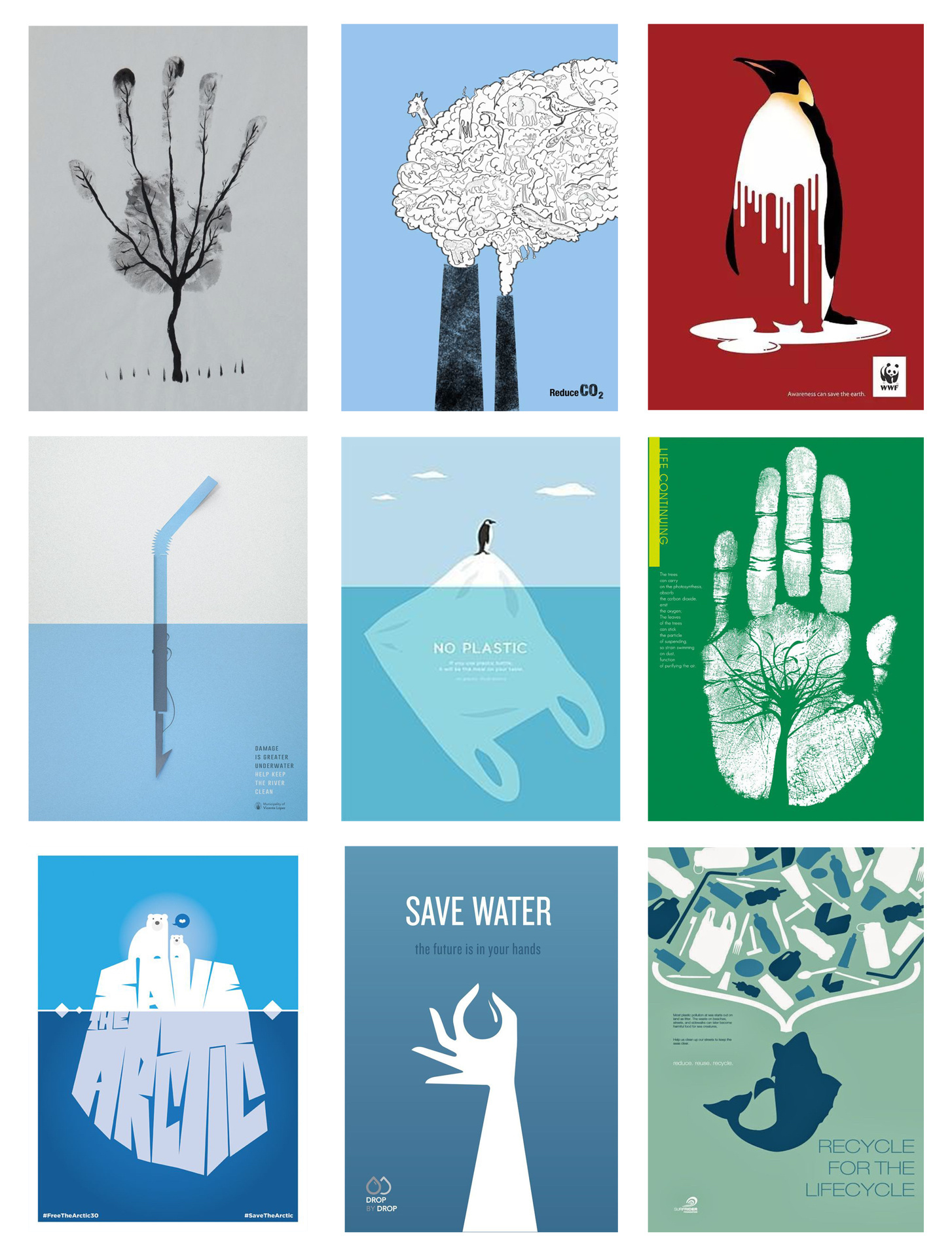 公益海报|环保主题海报设计创意分享|||图片来源于pinterest_高清图集