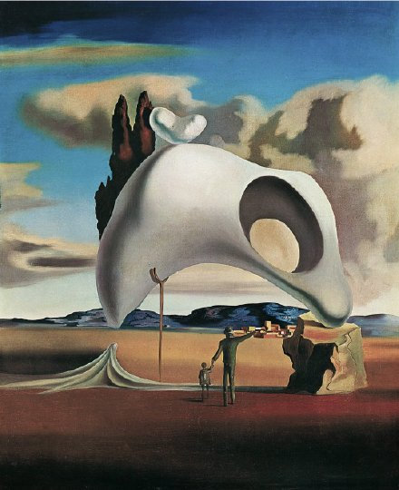 超现实主义大师达利的作品,他的脑洞影响了一代人