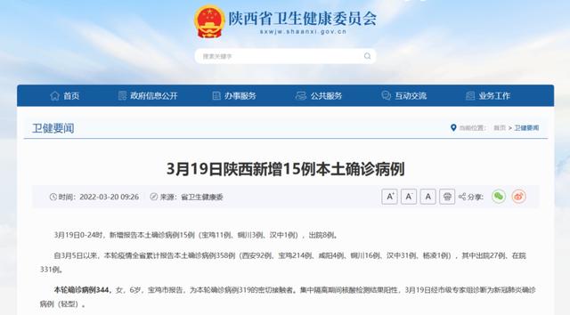 陕西新增15例本土确诊病例！各地团团以必胜信念书写青春担当休闲区蓝鸢梦想 - Www.slyday.coM