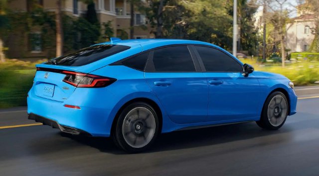 新款本田思域官图发布!新增2.0l混动系统 4种配色 hybrid铭牌