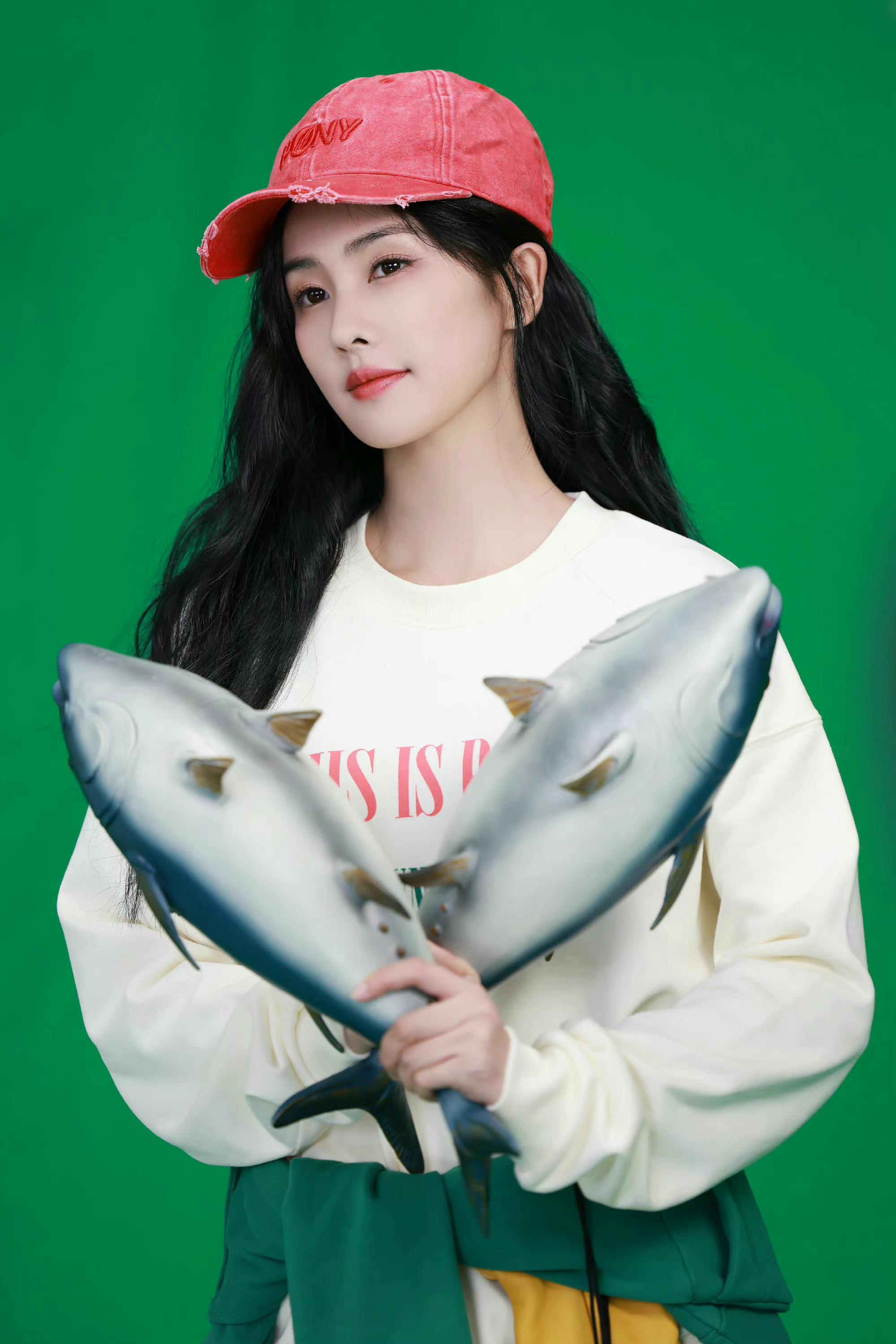 白鹿甜酷休闲随拍照可爱鹿鹿元气十足啊