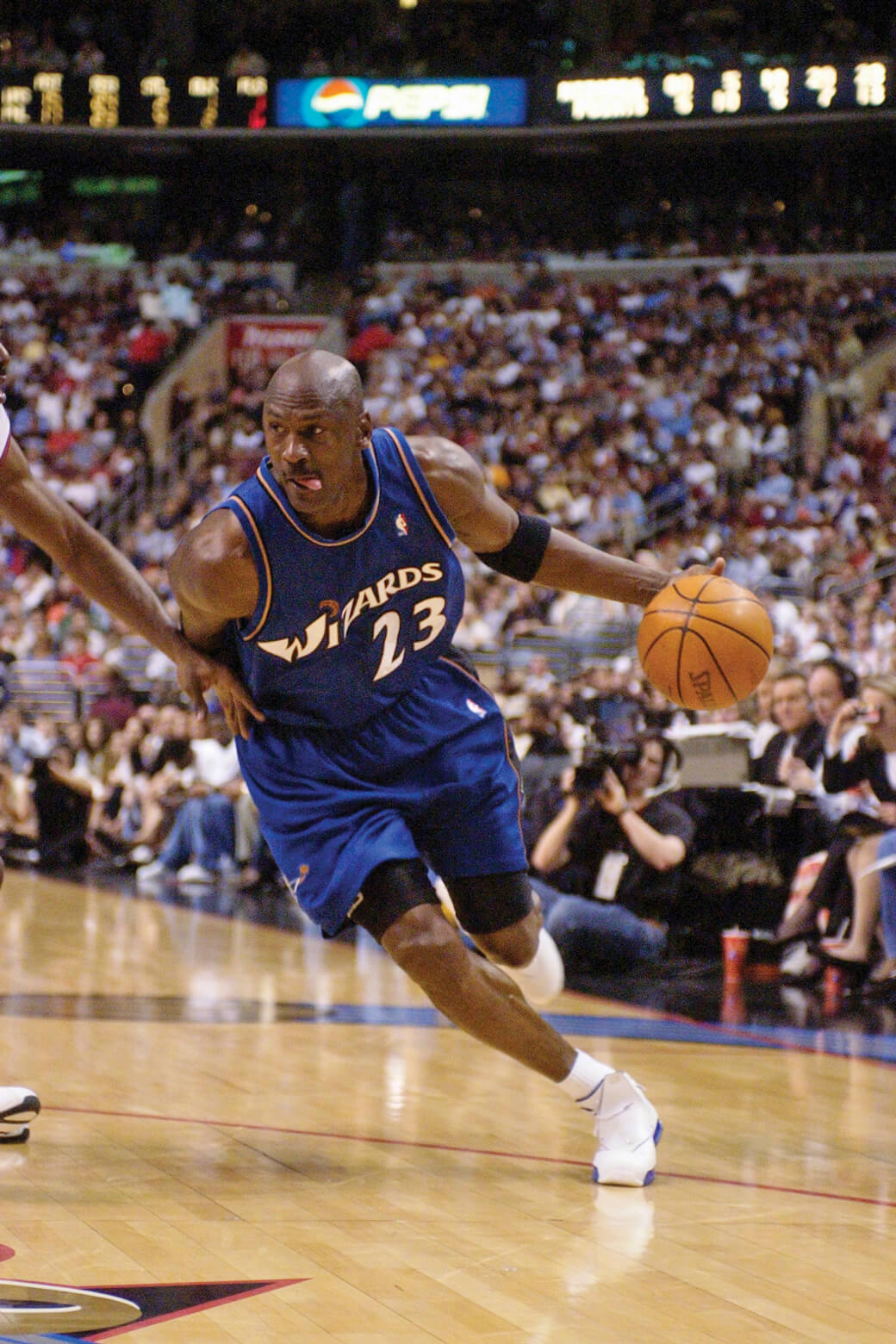 效力奇才时的乔丹!