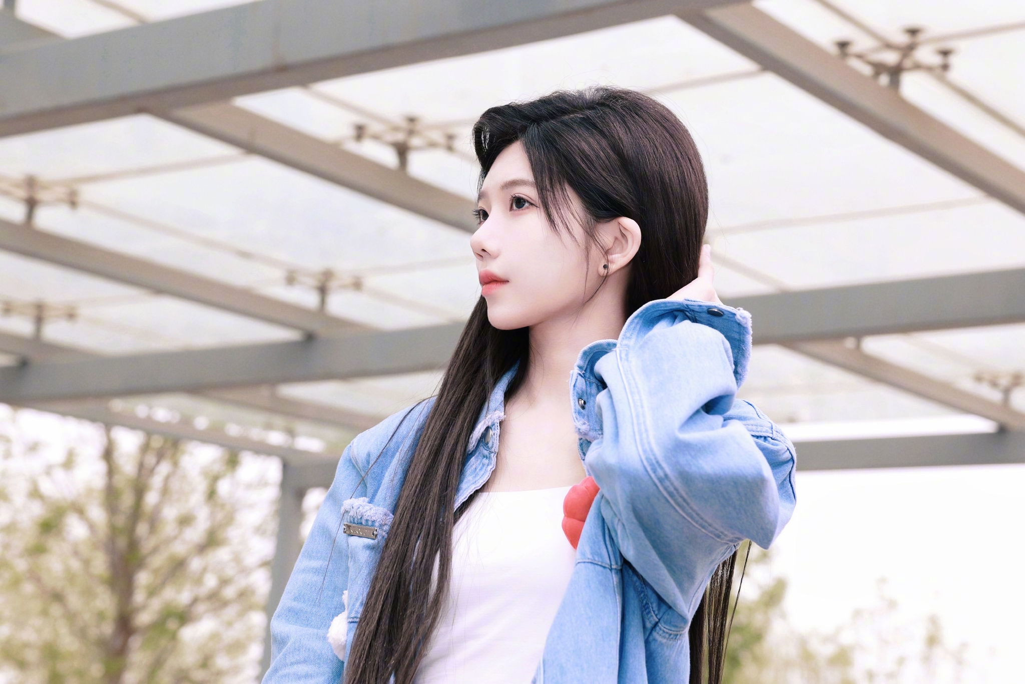 乡村振兴公益传播官snh48沈梦瑶爱心直播返图