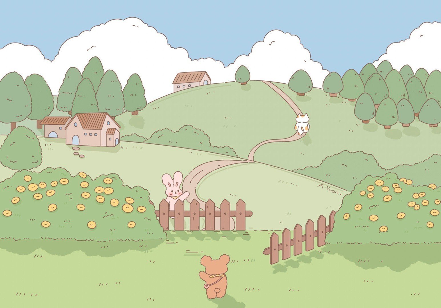 春日ipad电脑壁纸!