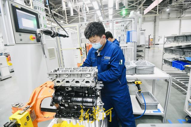 福田欧康发动机智能柔性工厂项目2021年生产45万台发动机营收同比增长