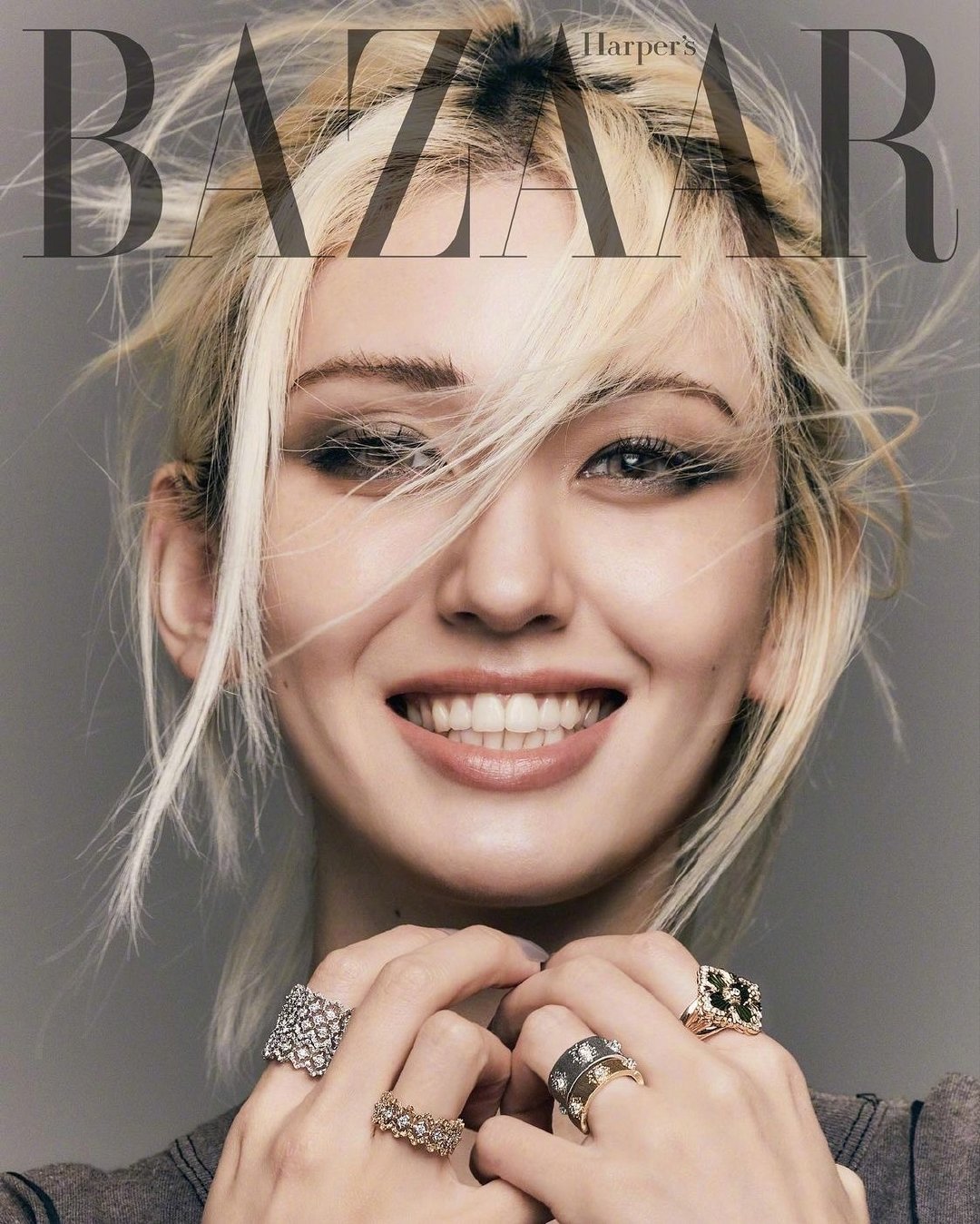 somi全昭弥harpersbazaarkorea6月刊封面大片