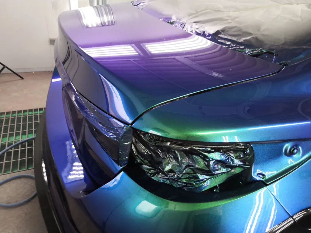 马自达阿特兹爆改宽体变后驱模样,杜雅变色龙车漆比魂动红更出彩