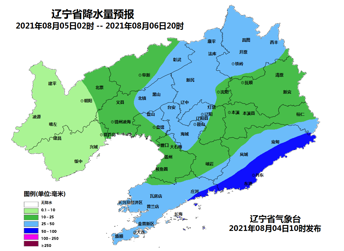 辽宁东南部将迎大到暴雨 中西部有强对流天气