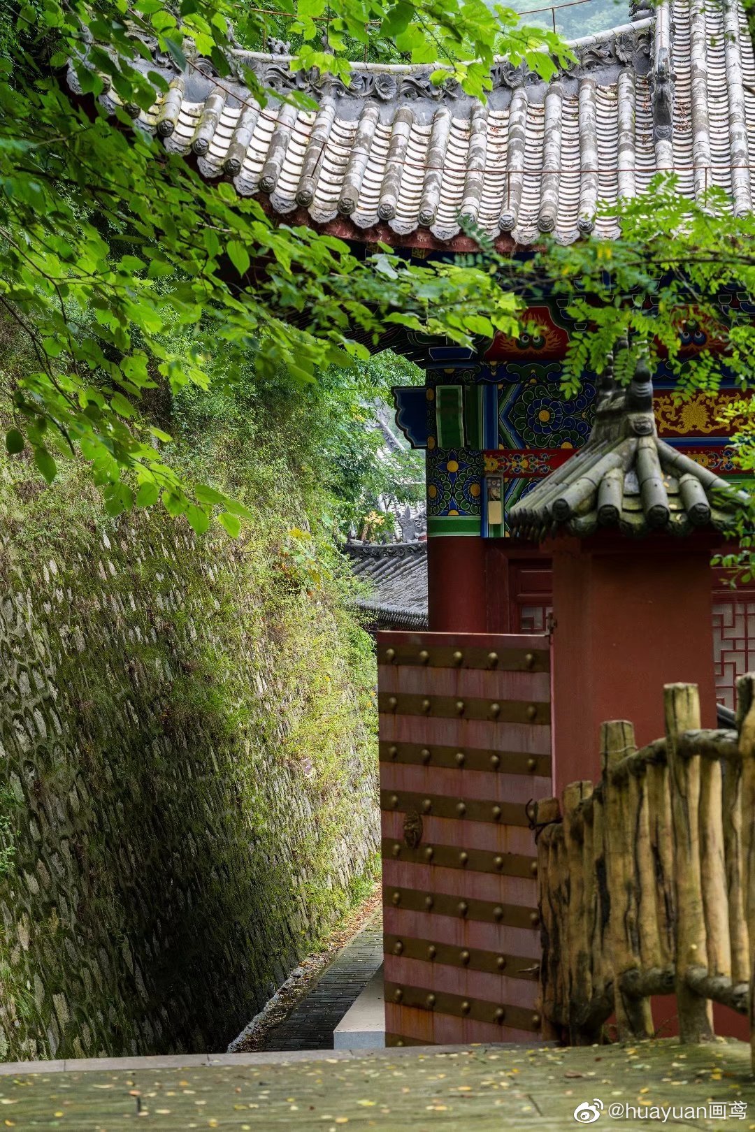 祈福太平寺避暑万花山西安太平万花山风景区