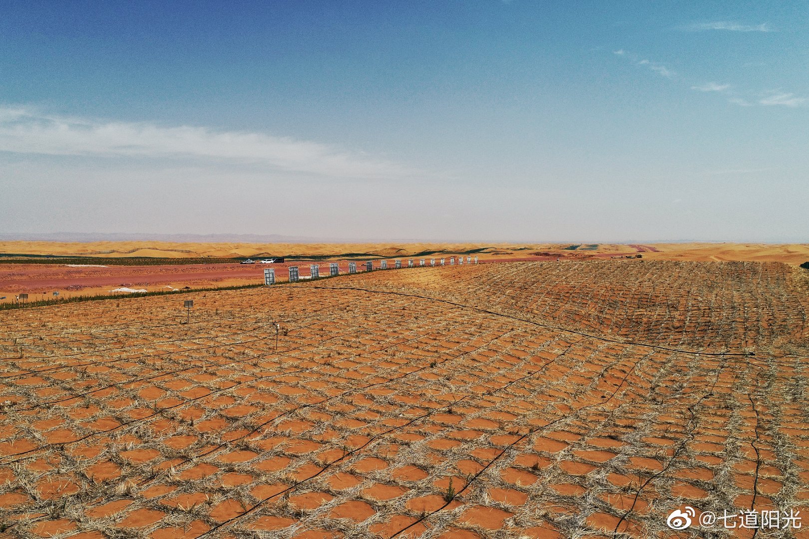 草方格治沙从这里走向世界, 黄河在这里和沙漠深情相拥