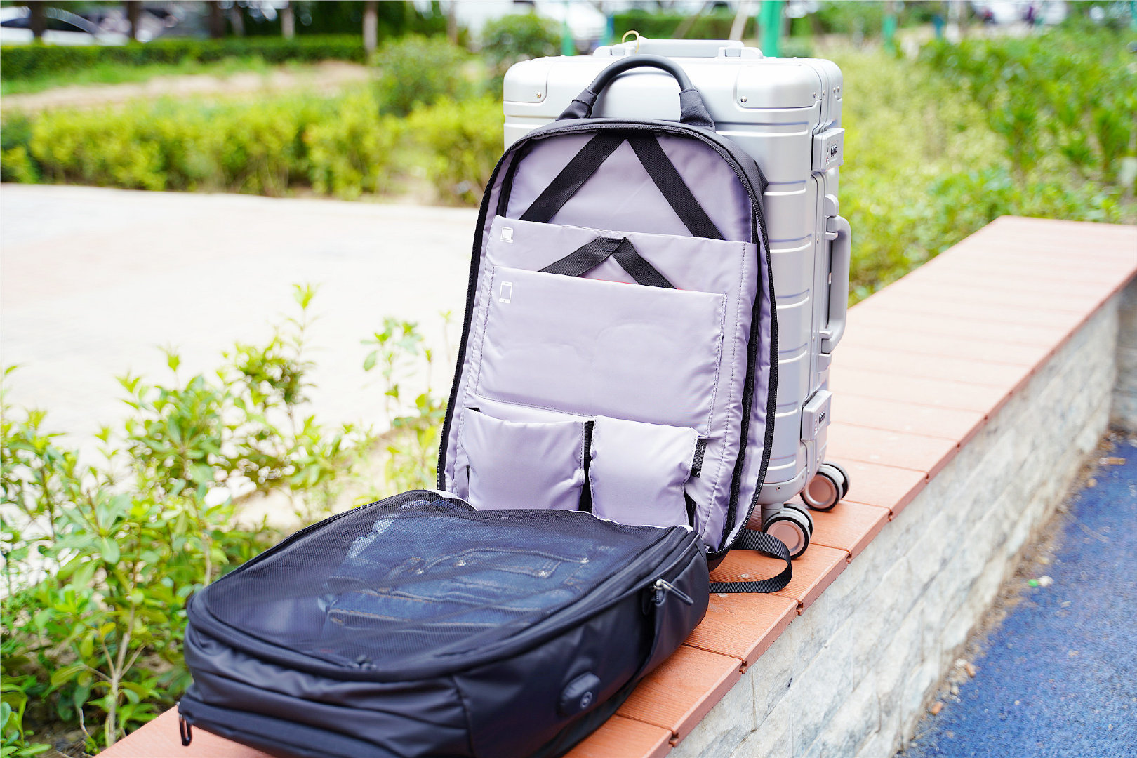 能装是福,背包行李箱二合一,nayo smart背包全方位体验