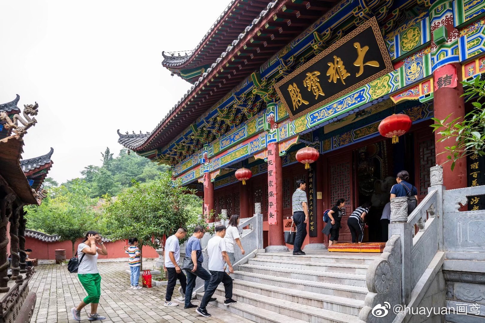 祈福太平寺避暑万花山西安太平万花山风景区