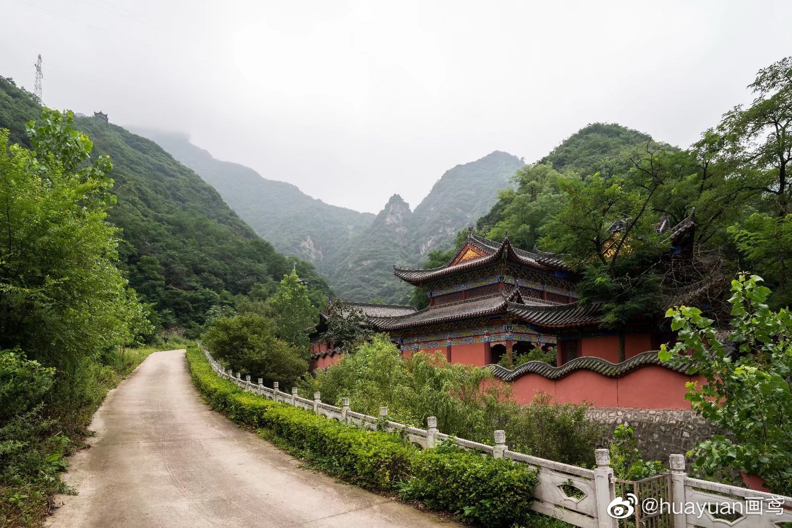 祈福太平寺避暑万花山西安太平万花山风景区