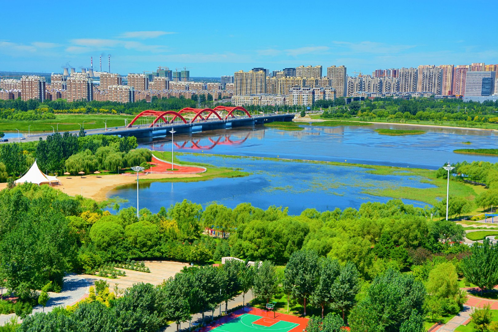 通辽市辽河公园城市建设,原创拍摄|通辽市_新浪新闻