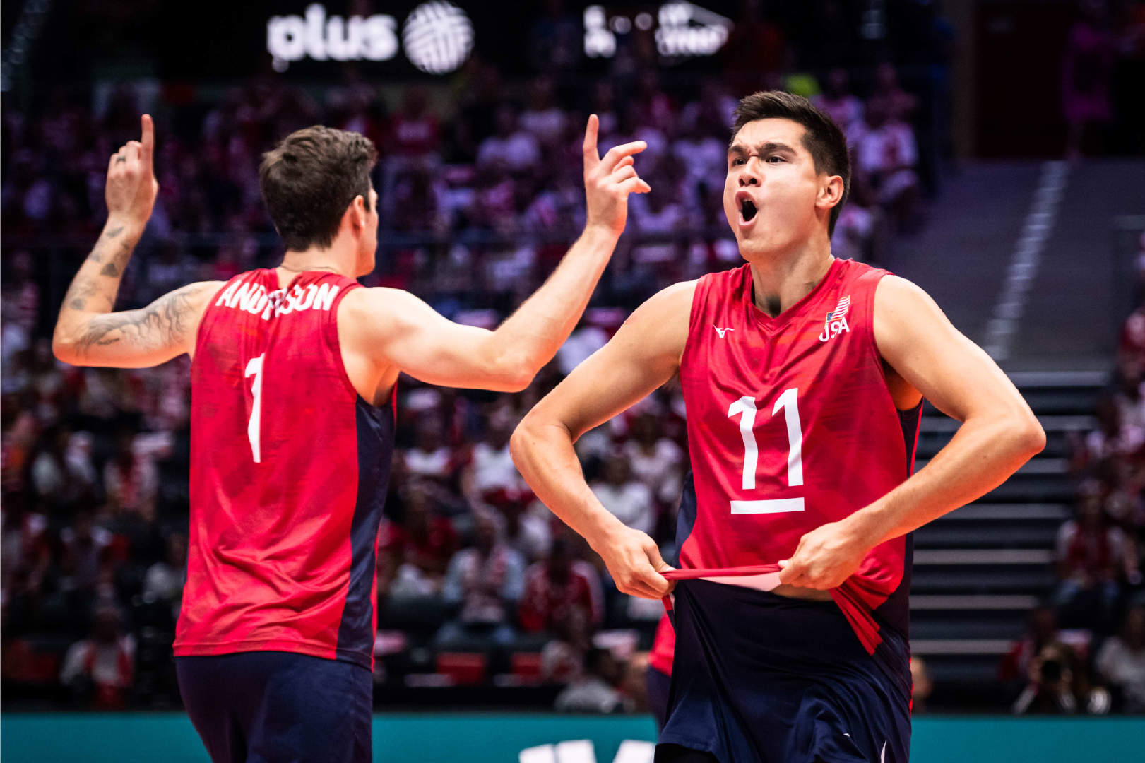 男排世锦赛1/8决赛美国3:2土耳其技术统计,将与波兰争夺四强一席