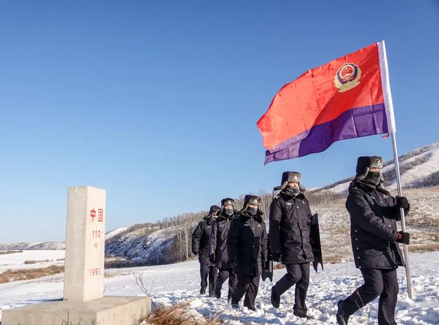 2021年1月6日,驻守在中俄边境一线的内蒙古出入境边防检查总站