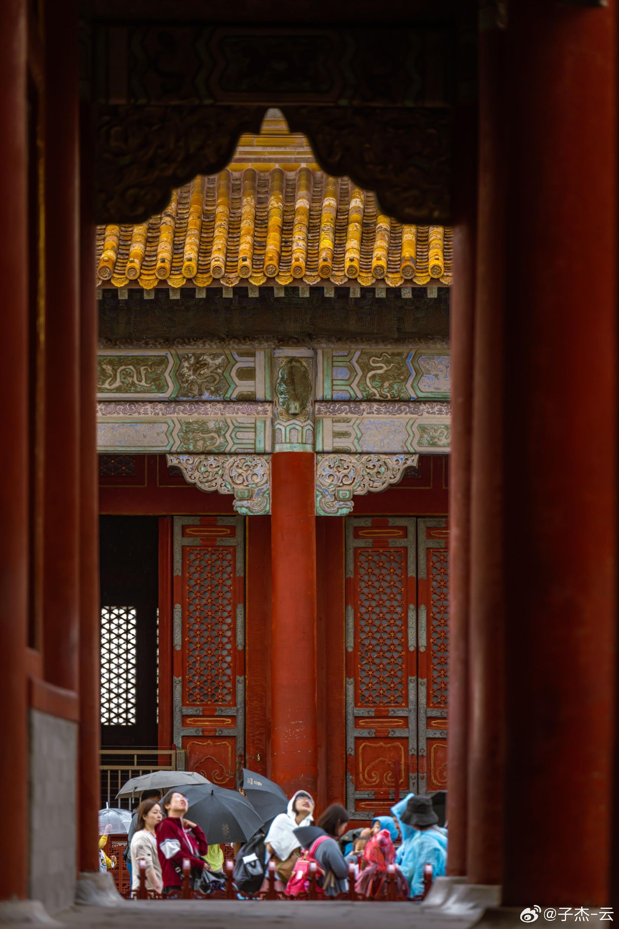 雨中北京故宫 摄影