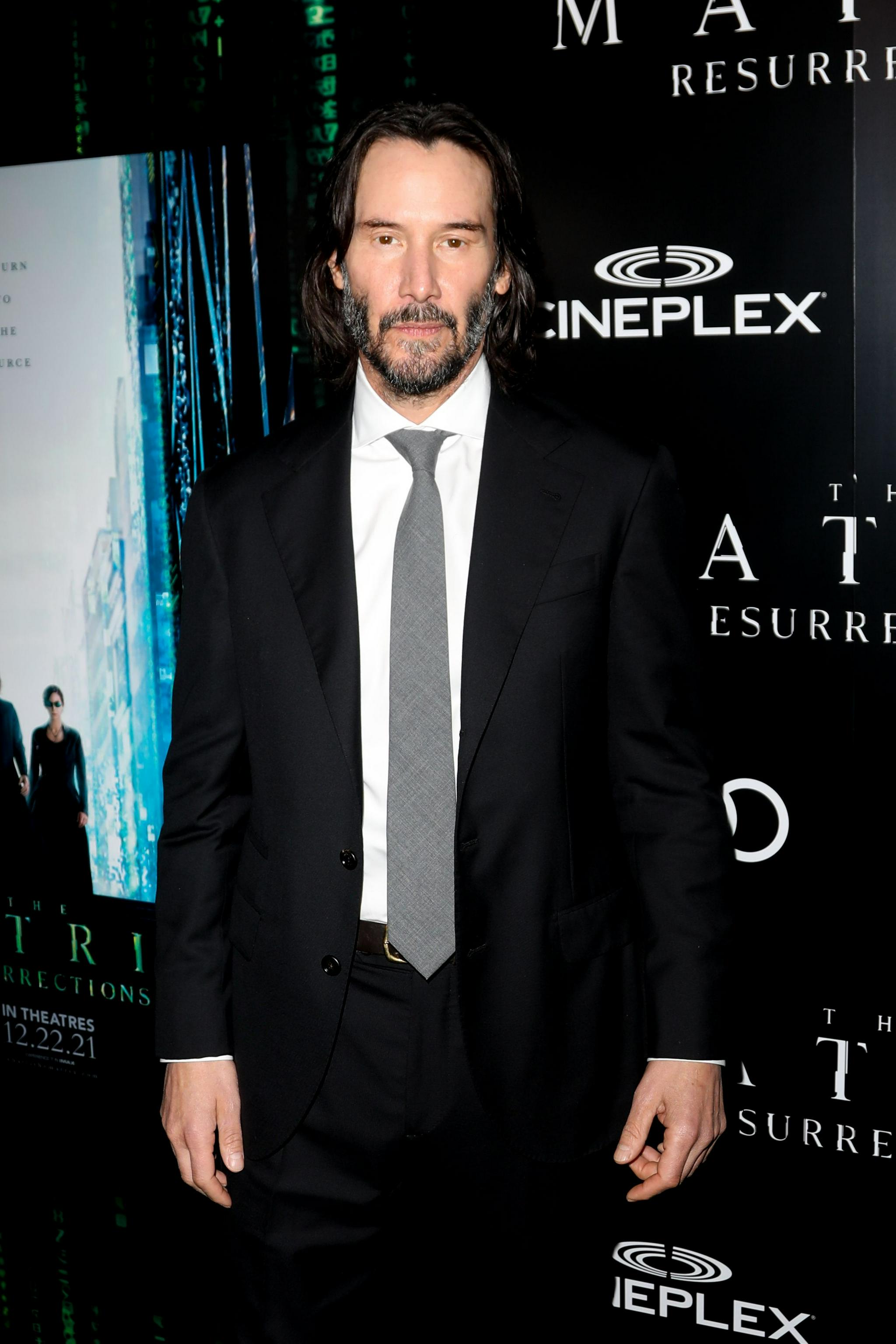 超帅基努里维斯出席黑客帝国4矩阵重启