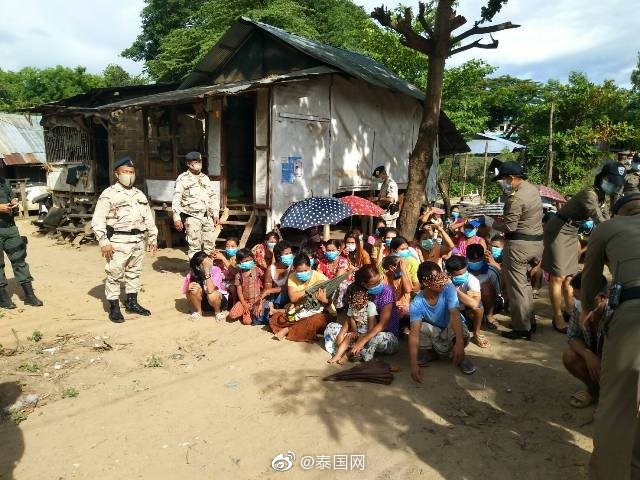 多名偷渡入泰中国人,缅甸人被捕