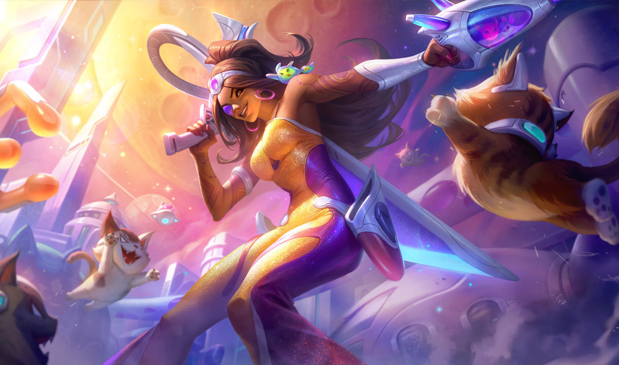 太空律动 莎弥拉 原画,载入框,局内以及炫彩