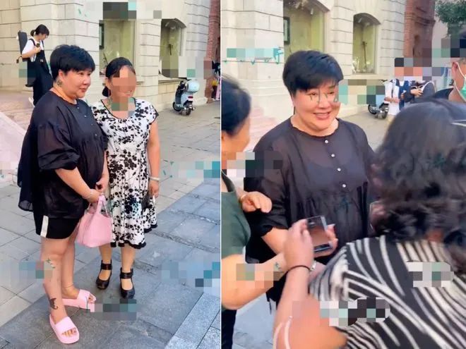 郭德纲媳妇王惠现身引围观!身材壮硕多处纹身,手提包6万块一个
