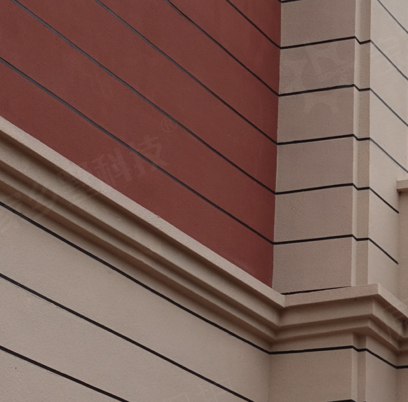 a1真石漆外墙40,外墙漆容易出现雨痕,可在屋檐处增加滴水线,防止外墙