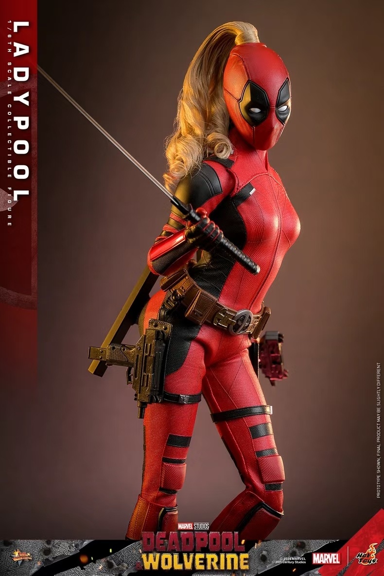 hot toys推出《死侍与金刚狼》中的女死侍1/6人偶公仔模型