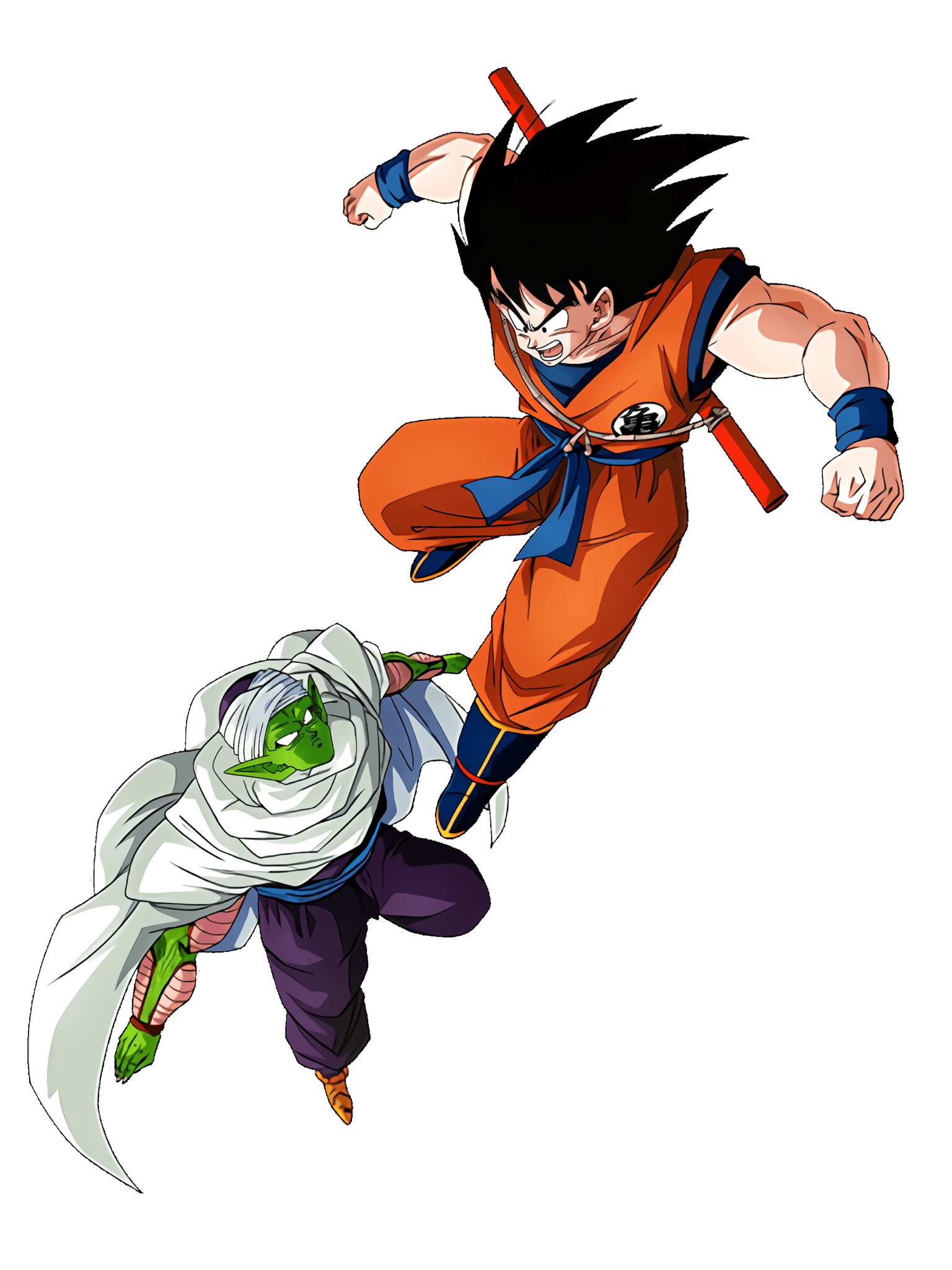 比克大魔王与悟空的首次合作无背景壁纸