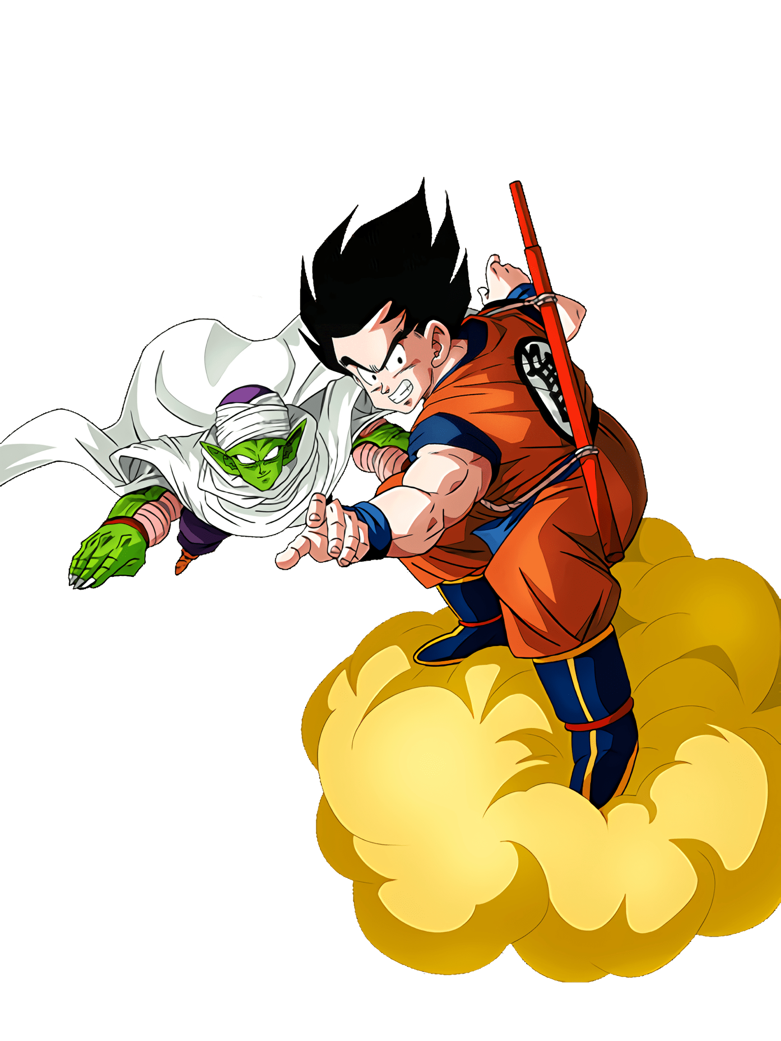 比克大魔王与悟空的首次合作无背景壁纸